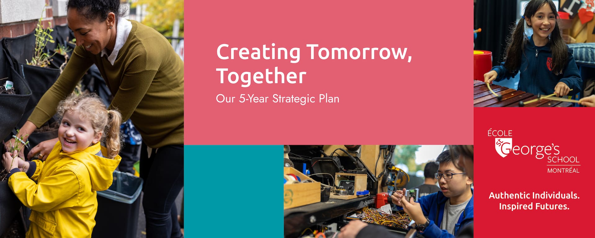 St Georges School Montreal 5-Year Strategy Plan Cover