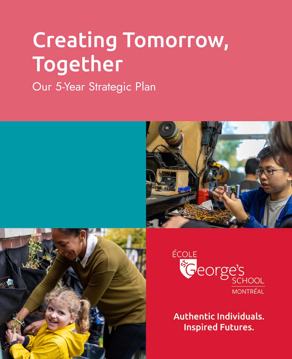 St Georges School Montreal 5-Year Strategy Plan Cover